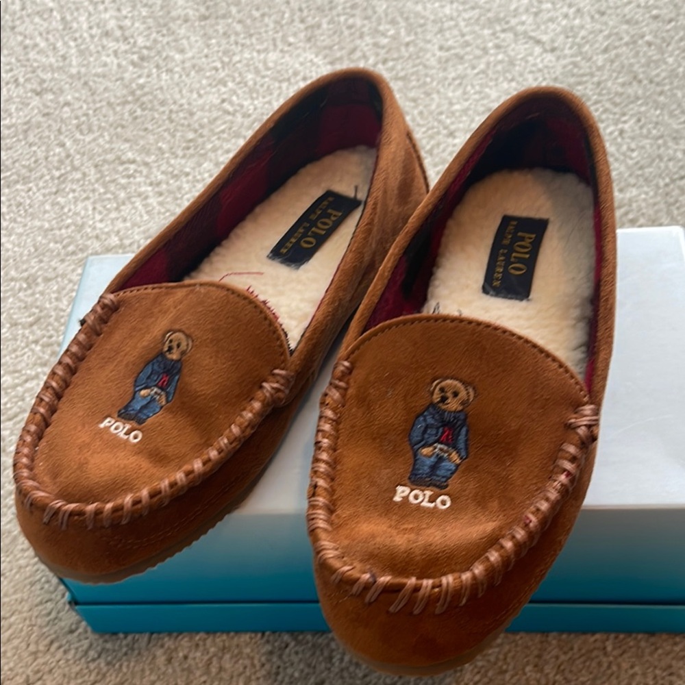 Polo by Ralph Lauren Brown Slippers